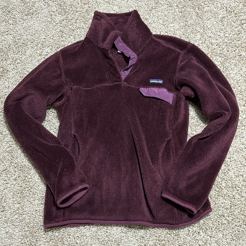 Patagonia pullover women’s small maroon